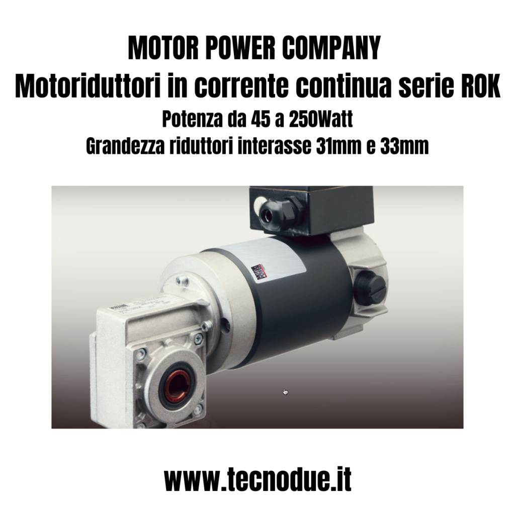 Motor Power Company Motoriduttori in corrente continua